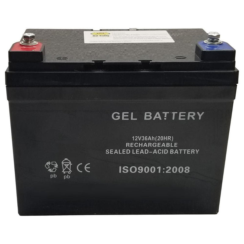 Bat Caddy 12V 36Ah SLA Battery Total Package