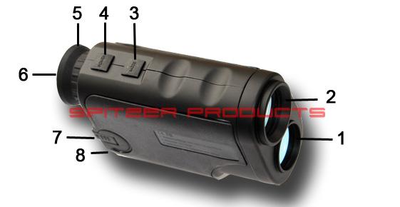 Spitzer D1 Golfing/Hunting Laser Rangerfinder