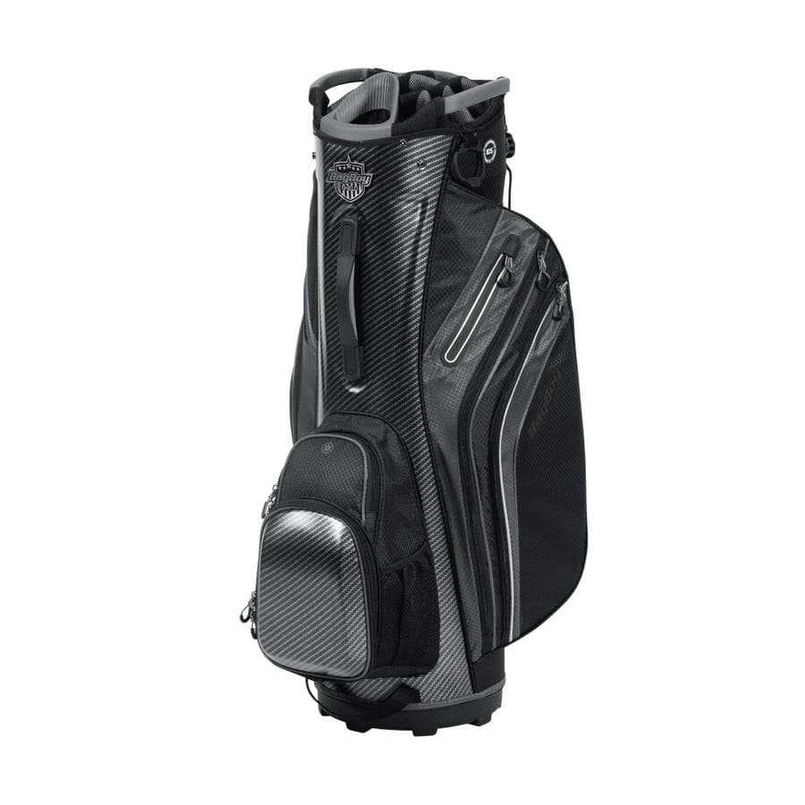 Bag Boy Shield Cart Bag: Carbon Fiber/Black/Charcoal