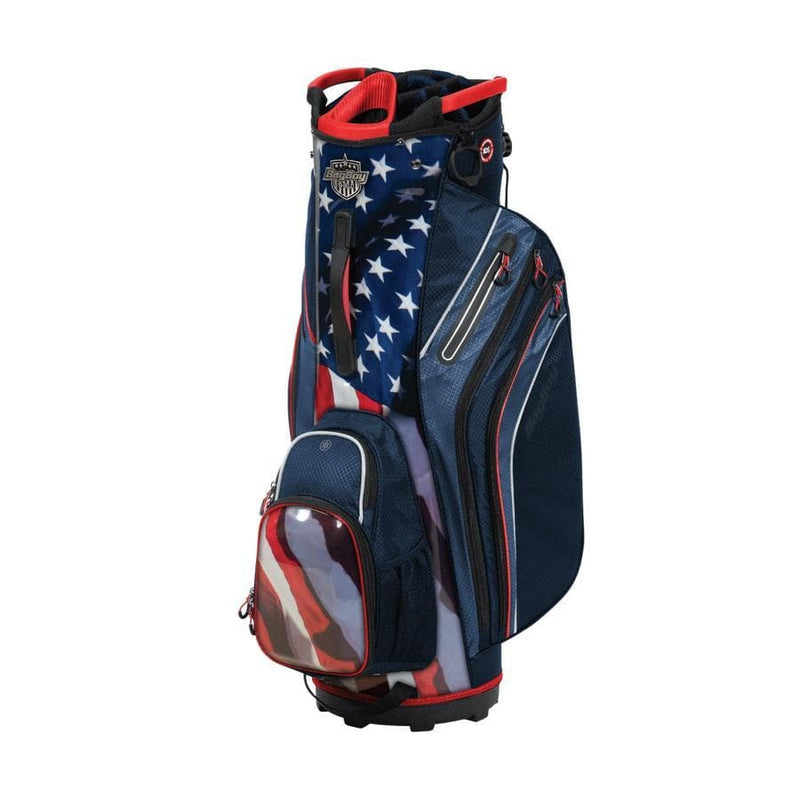 Bag Boy Shield Cart Bag: USA/Navy/Red/White