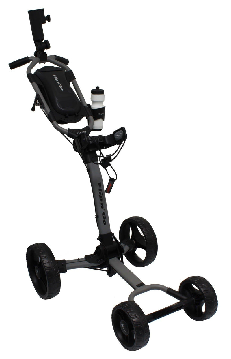Axglo Flip N' Go 4 Wheel Push Cart (Grey Frame)